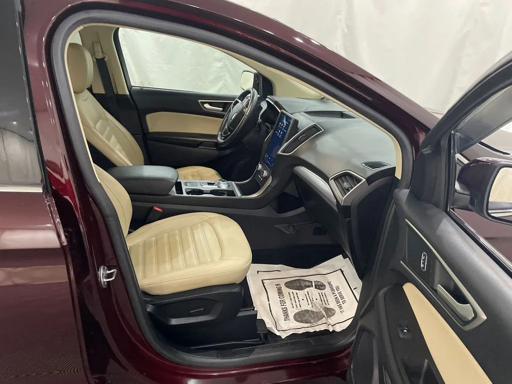 Used 2021 Burgundy Velvet Metallic Tinted Clearcoat Ford SEL image 22