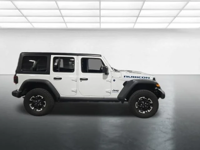 Used 2024 White Jeep Rubicon 4xe image 3