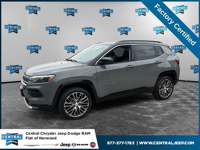 Certified Used 2022 Gray Jeep Limited image 1