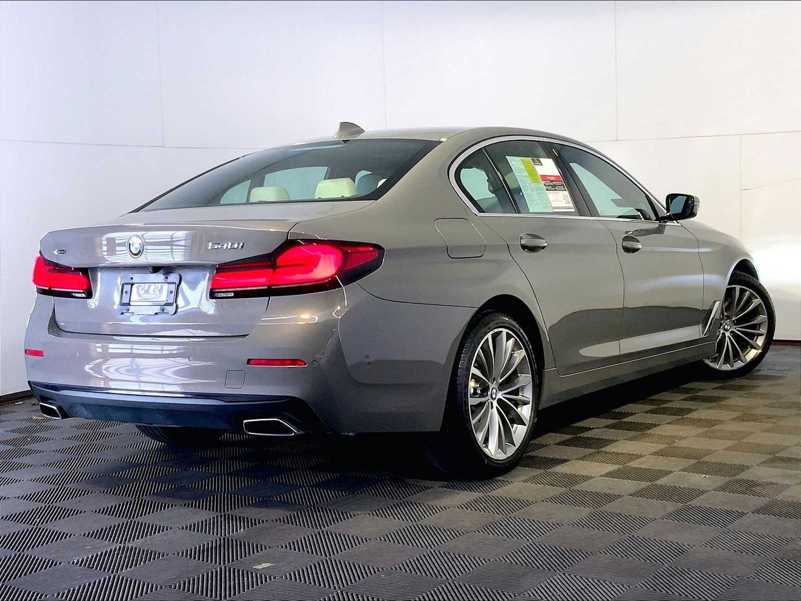 Used 2021 Bernina Grey Amber Effect Metallic BMW 540i xDrive image 7