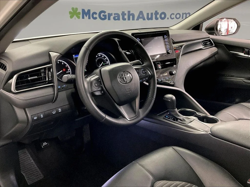 Certified Used 2021 White Toyota SE Nightshade image 17