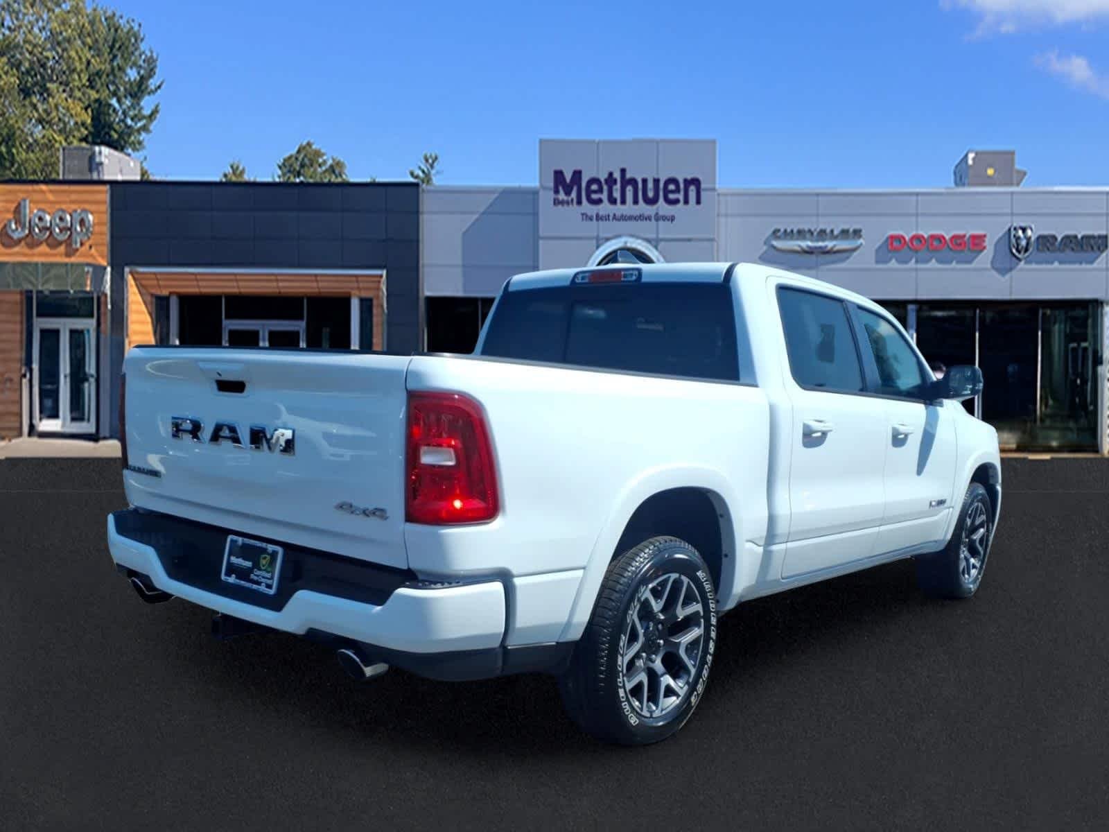 Used 2025 Bright White Clearcoat Ram Laramie image 4
