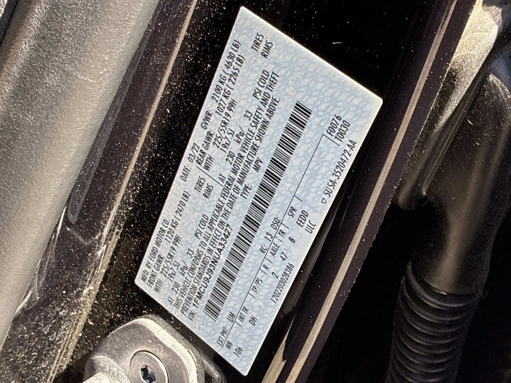 Used 2022 Black Ford Titanium image 23