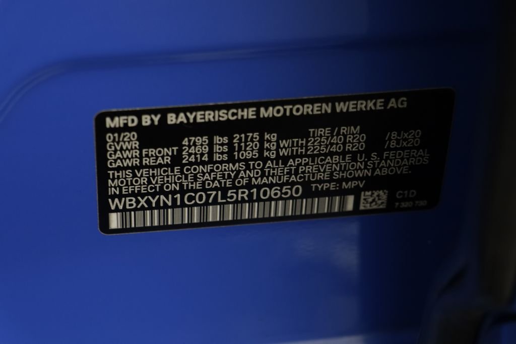 Certified Used 2020 Misano Blue Metallic BMW M35i image 25