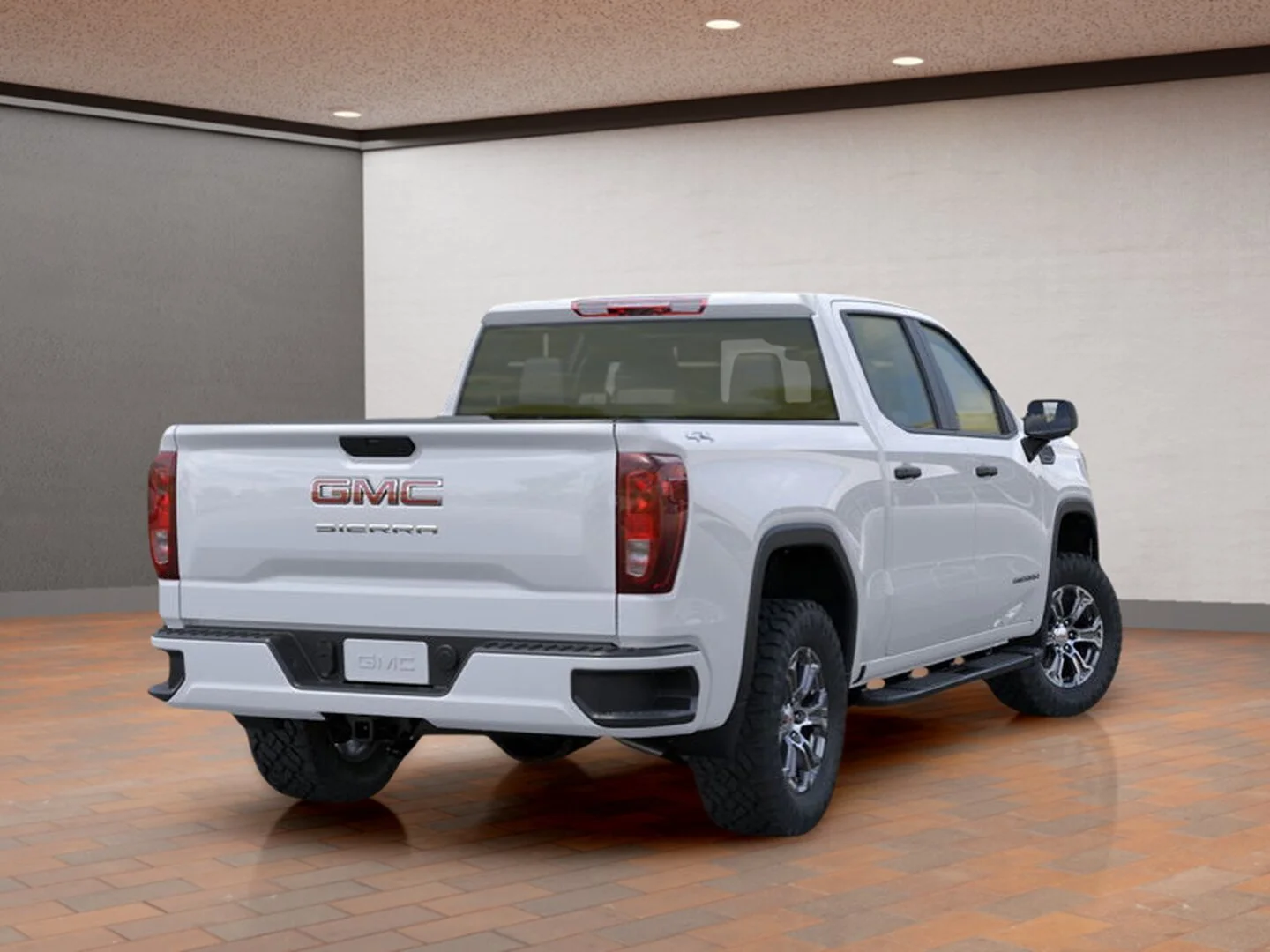 New 2026 White GMC Crew Cab Short Box 4-Wheel Drive Pro image 4