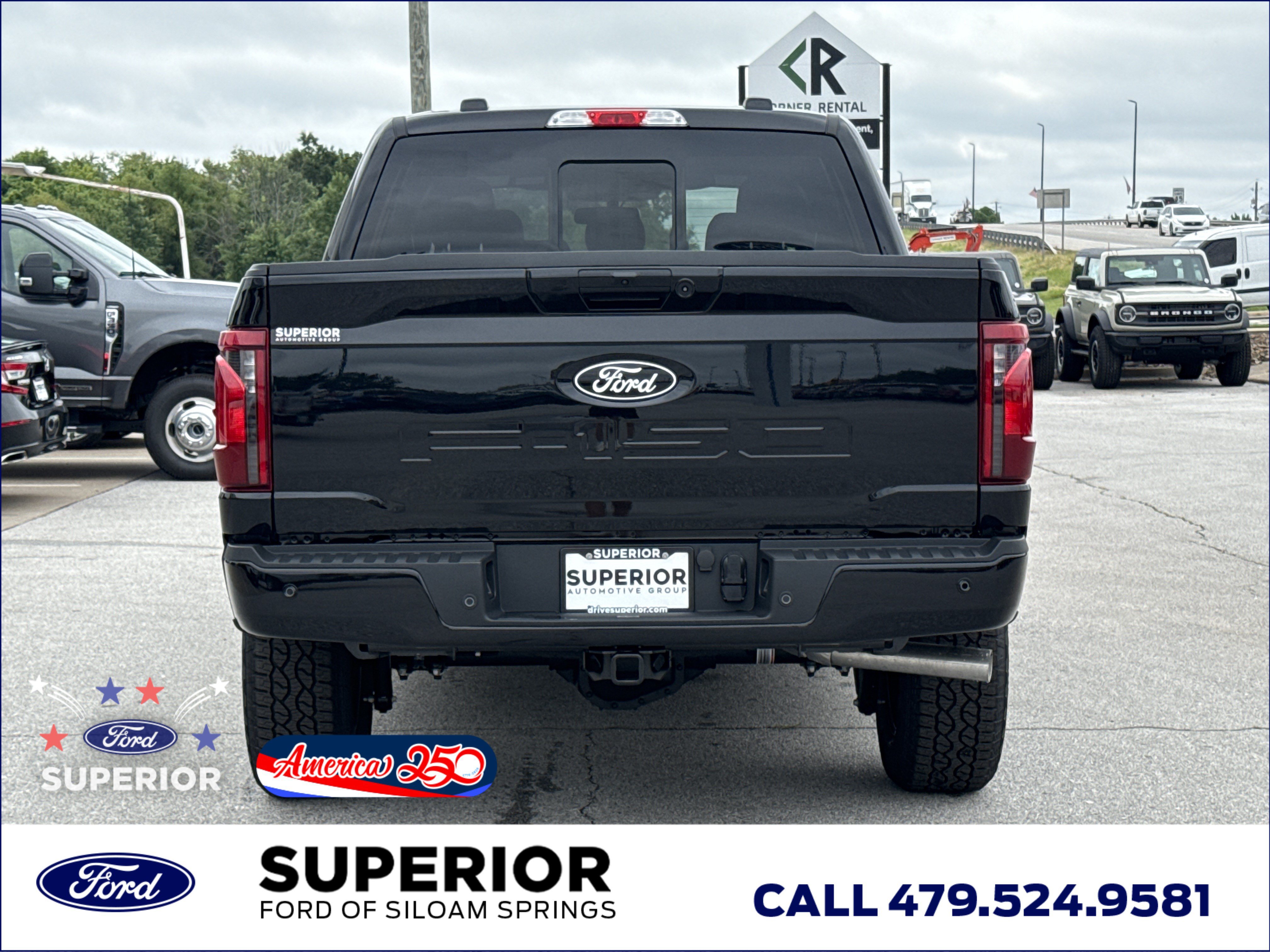 New 2026 Agate Black Metallic Ford XLT 4WD image 4