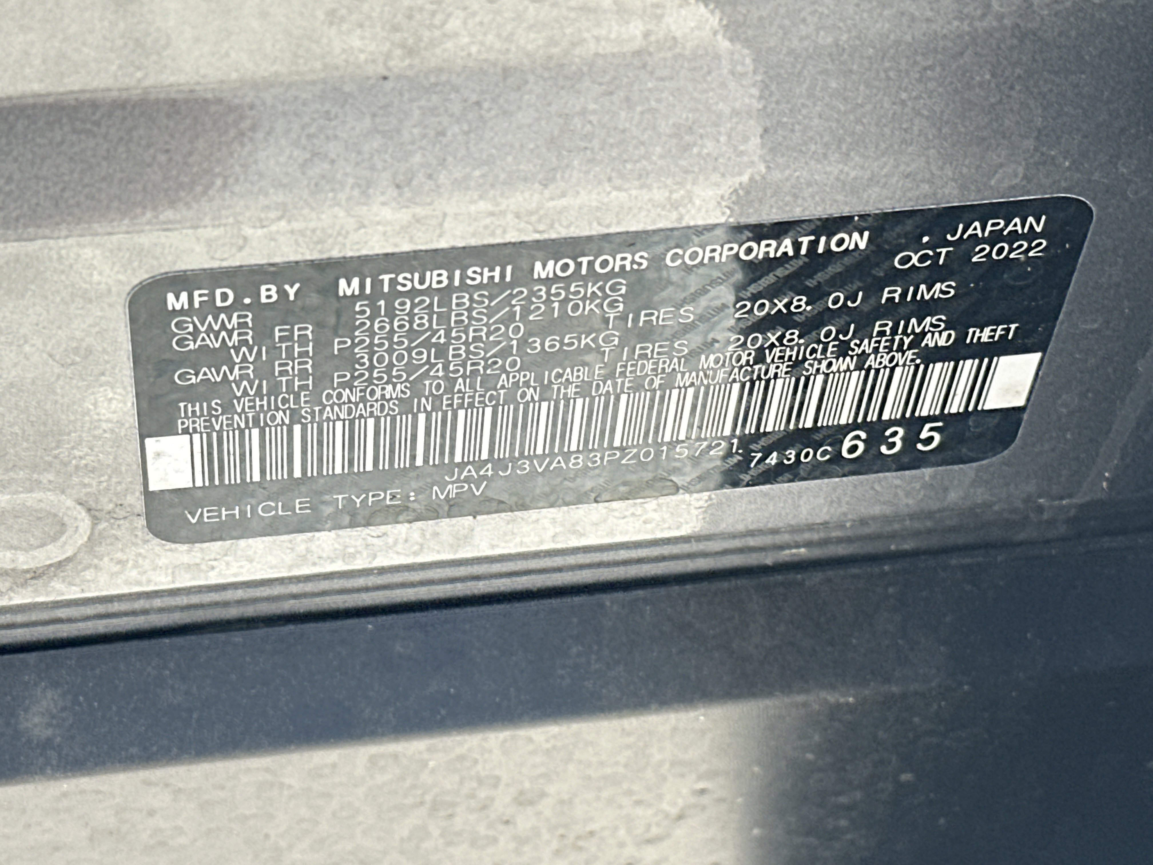 Used 2023 Alloy Silver Metallic Mitsubishi SEL image 35