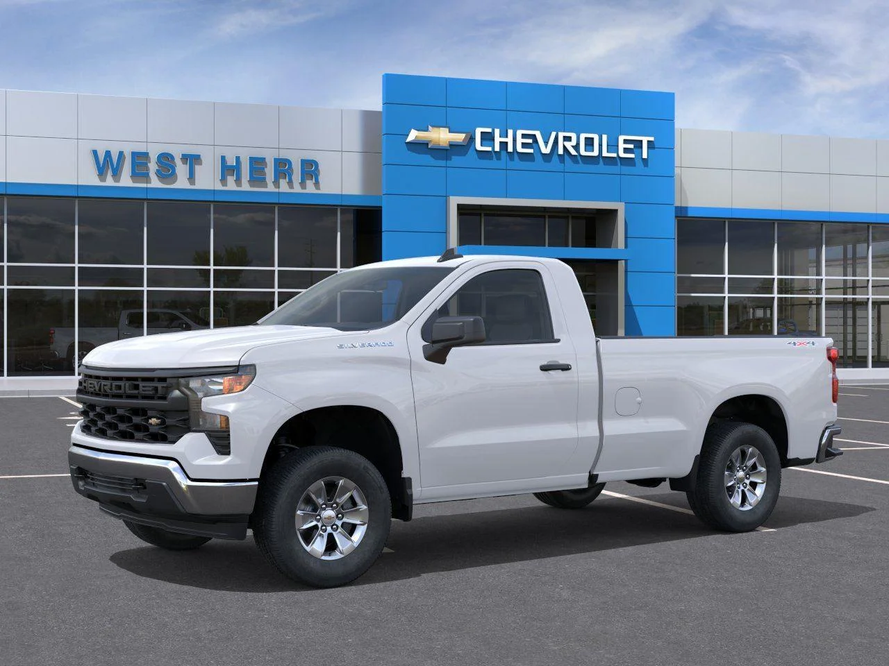 New 2025 Summit White Chevrolet WT image 2