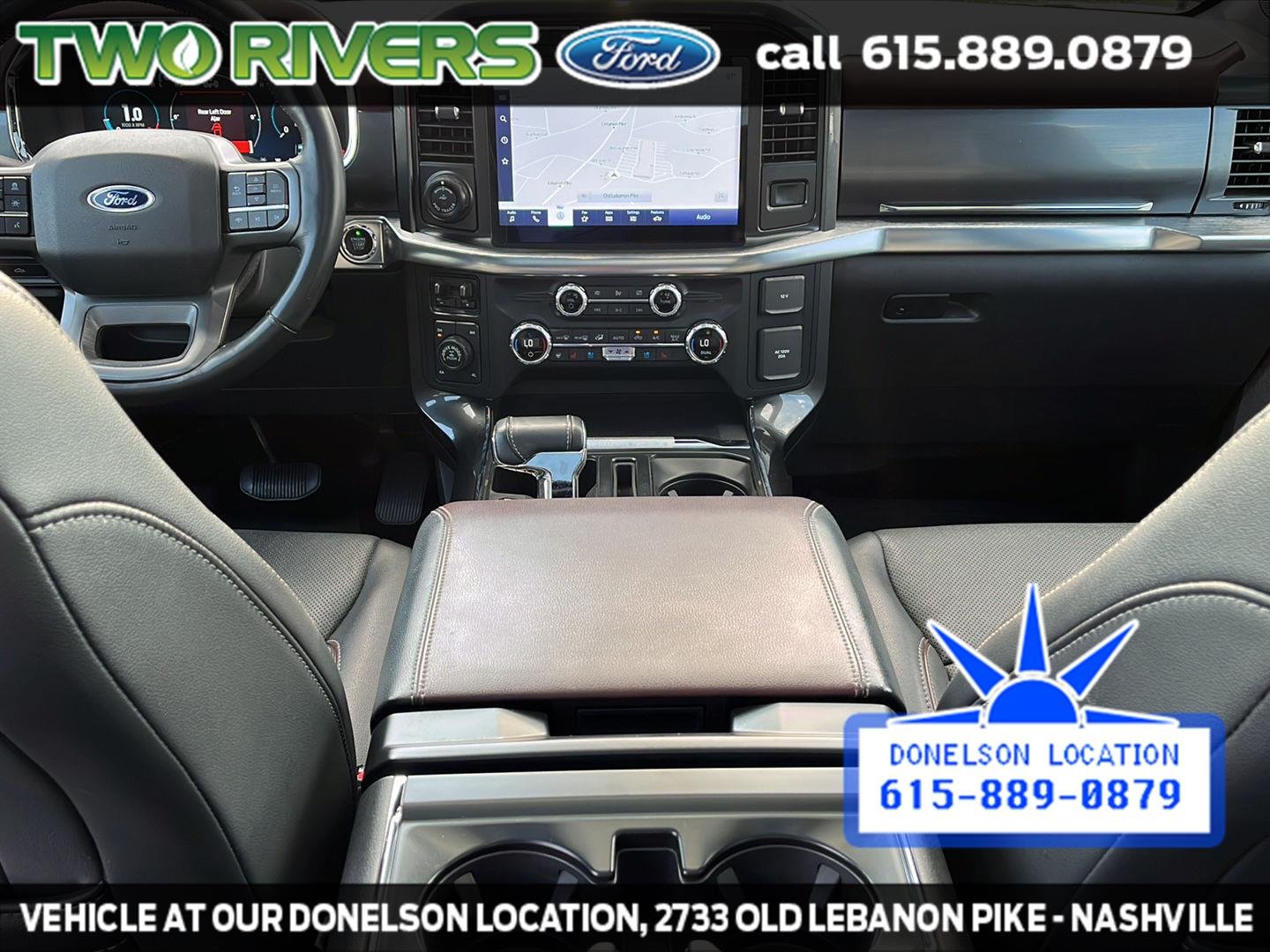 Used 2021 Carbonized Gray Metallic Ford LARIAT image 52