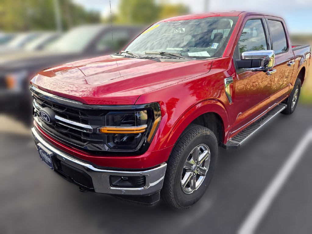 Used 2024 Rapid Red Metallic Tinted Clearcoat Ford XLT image 2