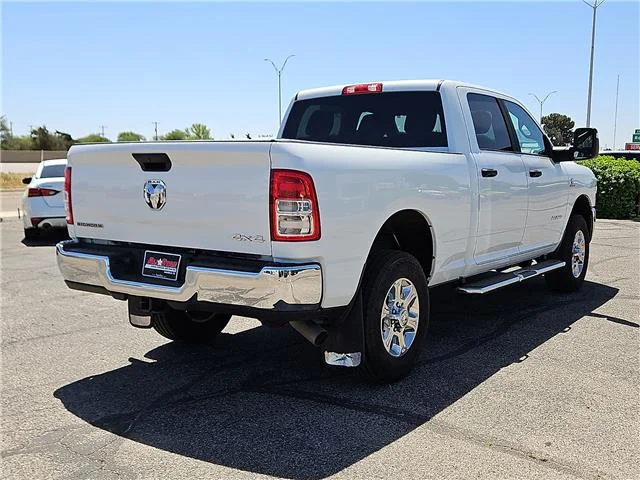 Used 2024 Bright White Clearcoat RAM Big Horn 4x4 Crew Cab 6.3 ft. box 149 in. WB image 3