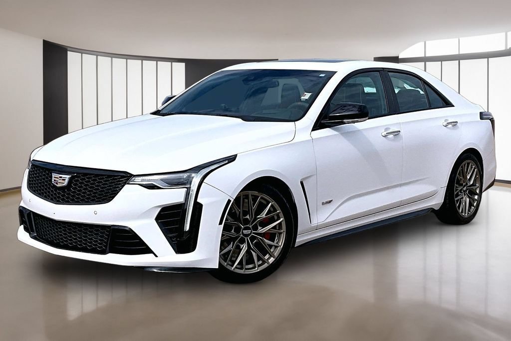 Certified Used 2023 Summit White Cadillac V-Series Blackwing image 1