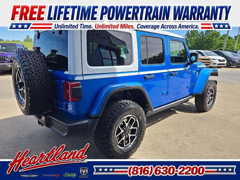 New 2026 Hydro Blue Pearl-Coat Exterior Paint Jeep Rubicon image 11