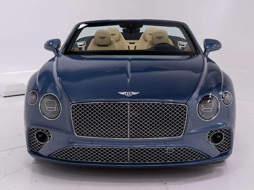 Certified Used 2023 Blue Crystal Bentley Azure Convertible image 8