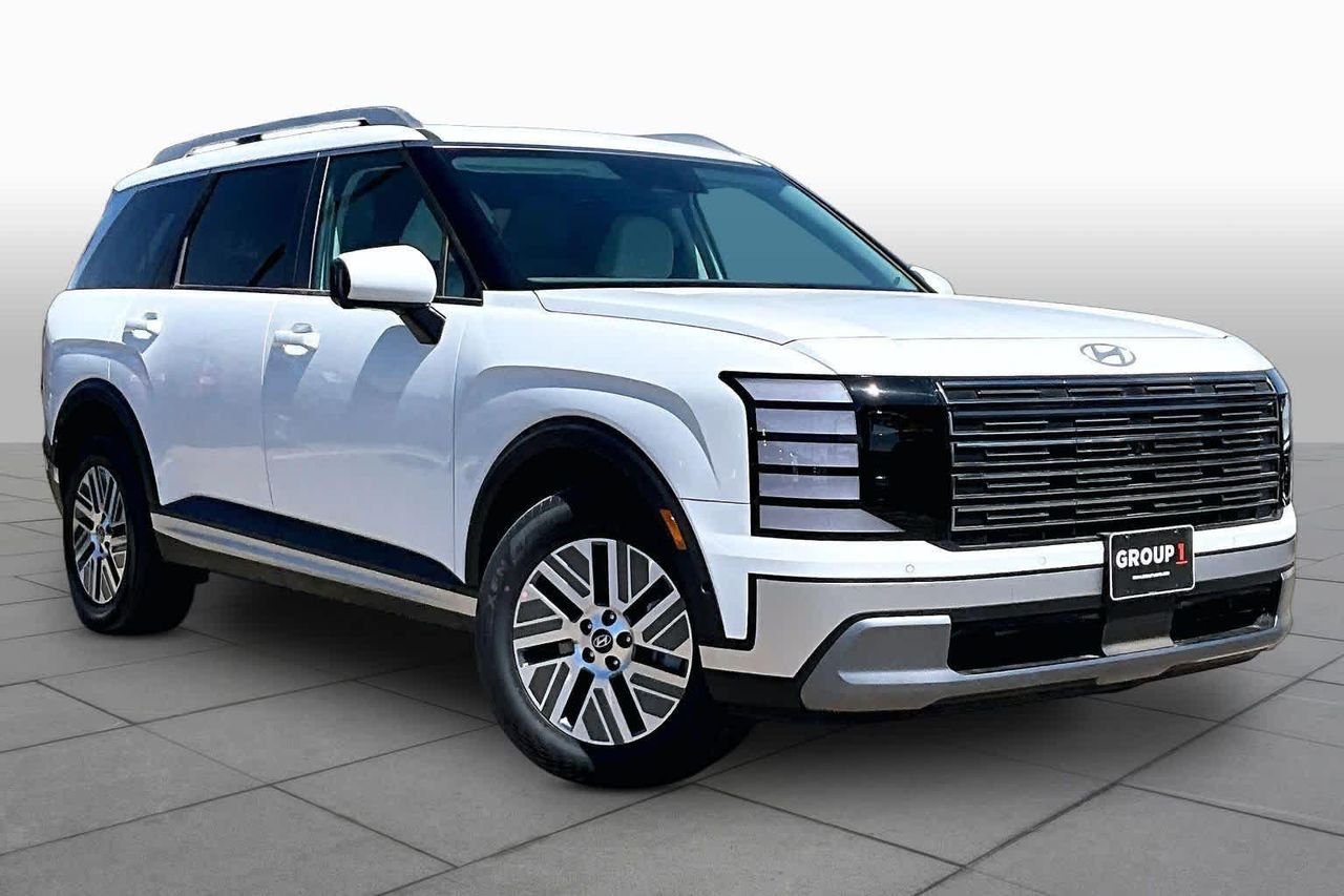 New 2026 Creamy White Pearl Hyundai Blue SEL Premium 7P image 2
