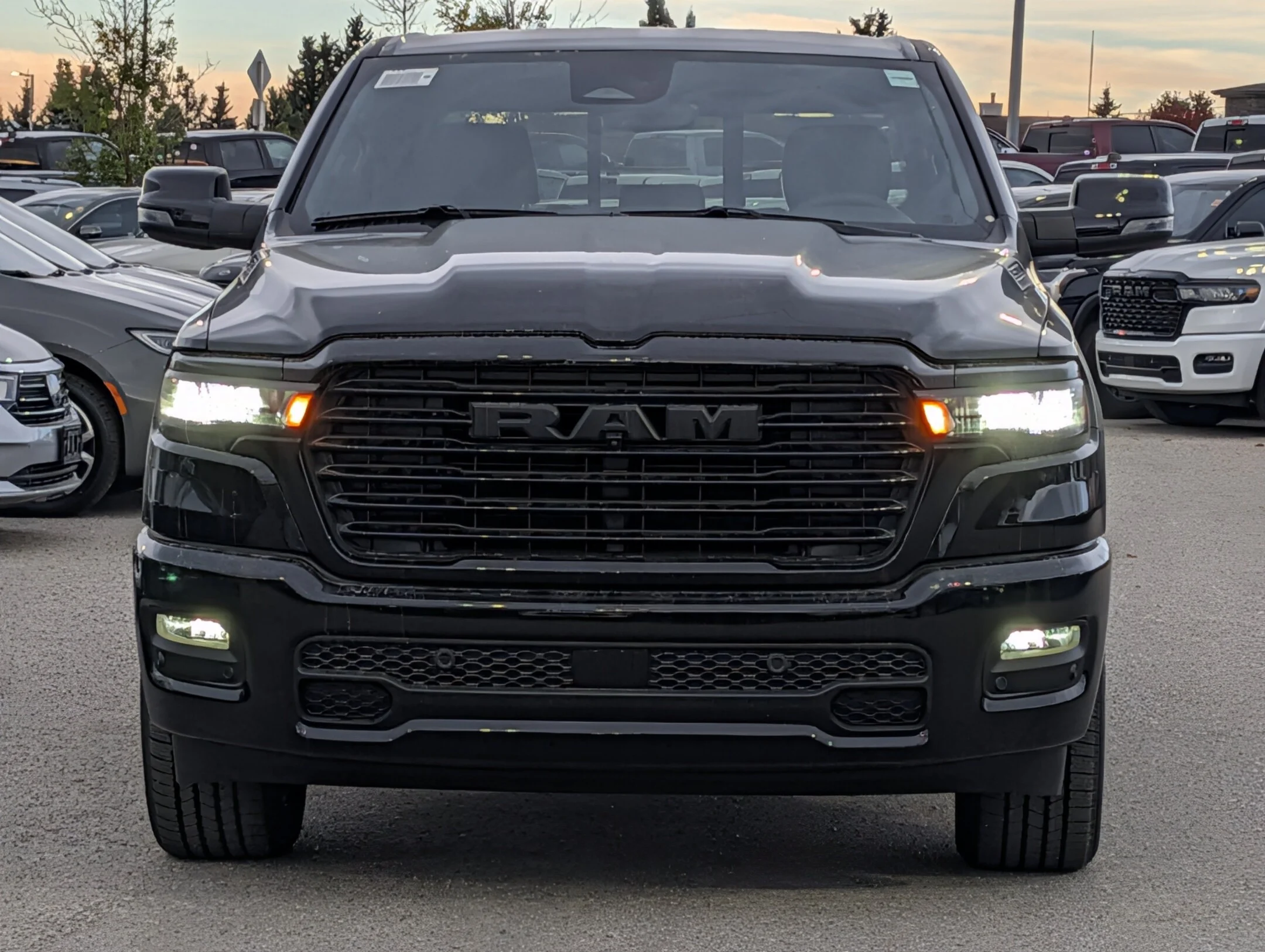 New 2027 Black RAM Sport - - 3.92 Rear Axle - Trailer Brake Control - Trailer Sway Control - Hill Start Assist & More! image 3