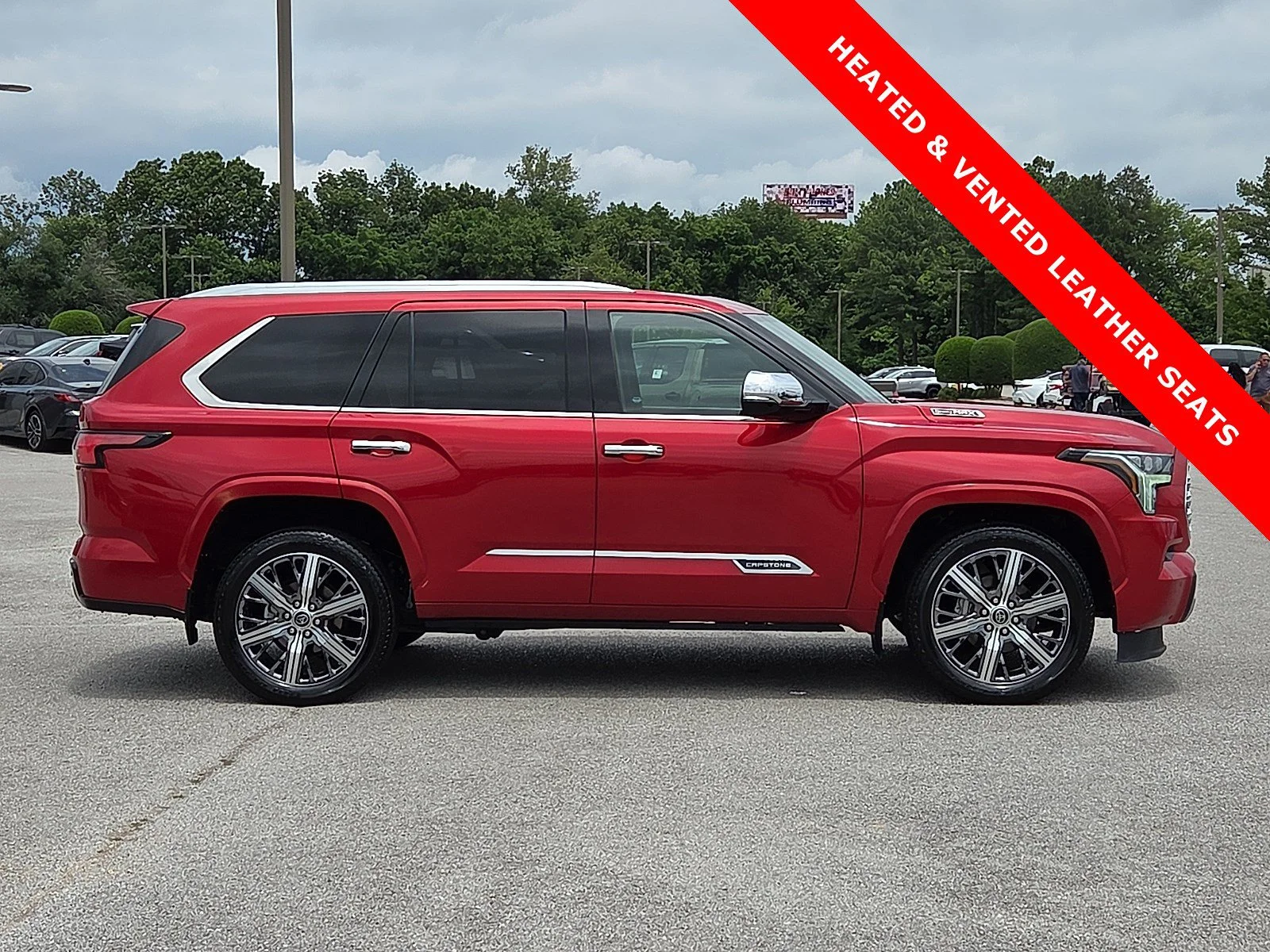 Used 2023 Supersonic Red Toyota Capstone image 6
