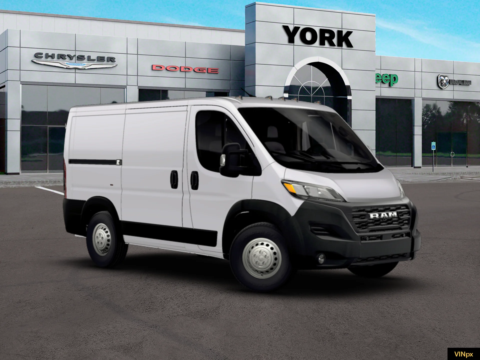 New 2026 Bright White Clear-Coat Exterior Paint RAM Tradesman image 23
