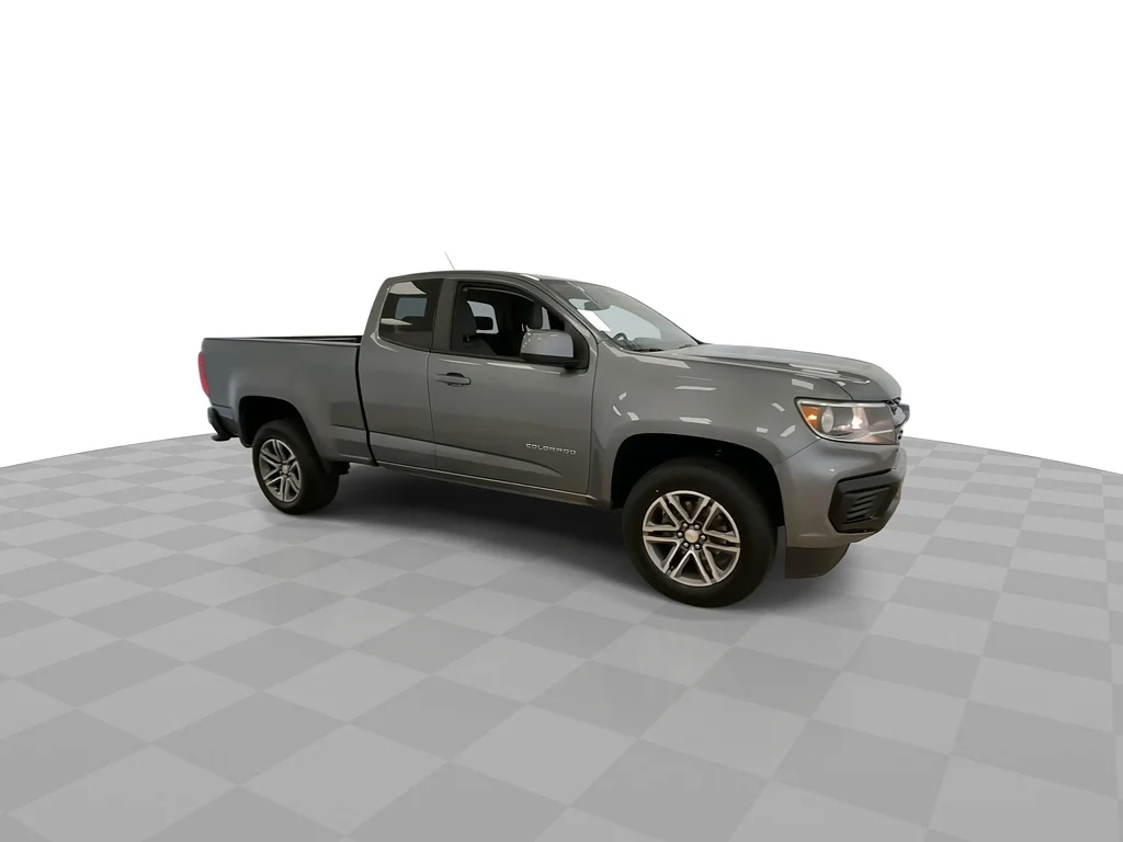 Used 2022 Satin Steel Metallic Chevrolet Work Truck image 3