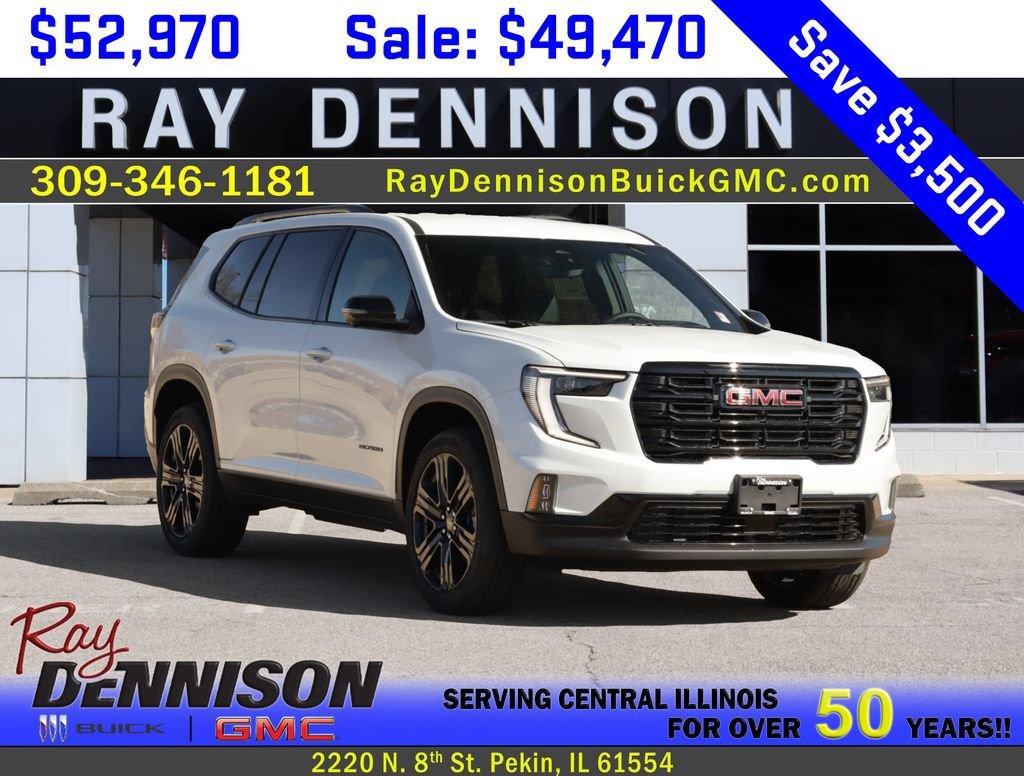 New 2026 Glacier White Tricoat GMC Elevation image 1