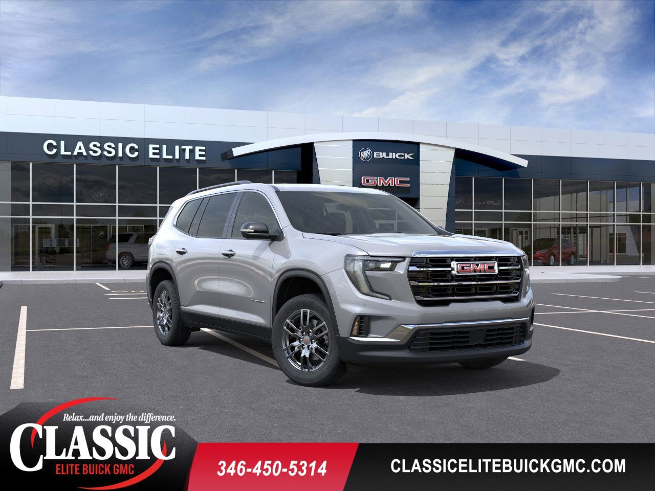 Sterling Metallic 2026 GMC Acadia Elevation FWD SUV / Crossover Front-Wheel Drive