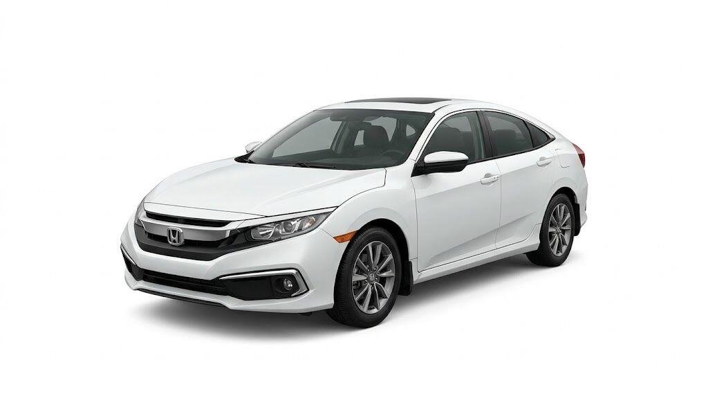 Used 2020 Platinum White Pearl Honda EX image 1