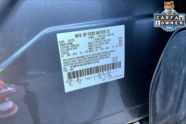 Used 2023 Gray Metallic Ford SE image 31