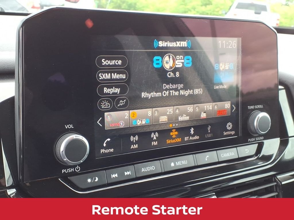 Used 2025 Gun Metallic Nissan SV v6 w/3rd row seating & remote start image 13