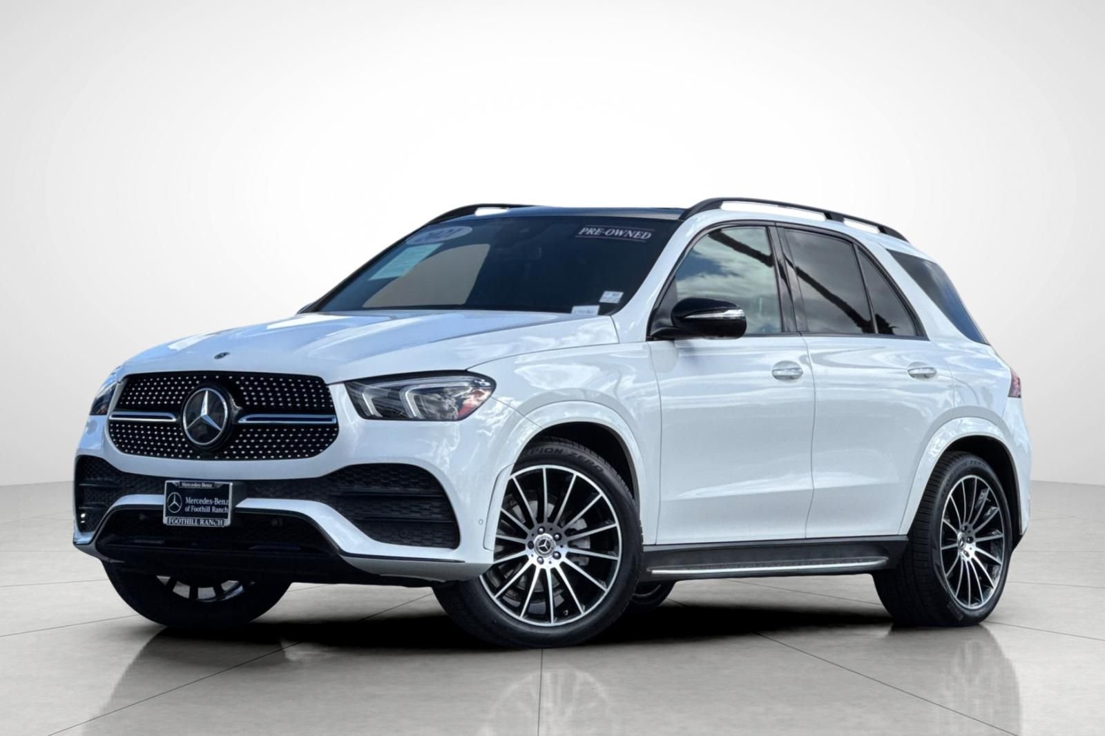 Used 2021 White Mercedes-Benz GLE 350 image 1