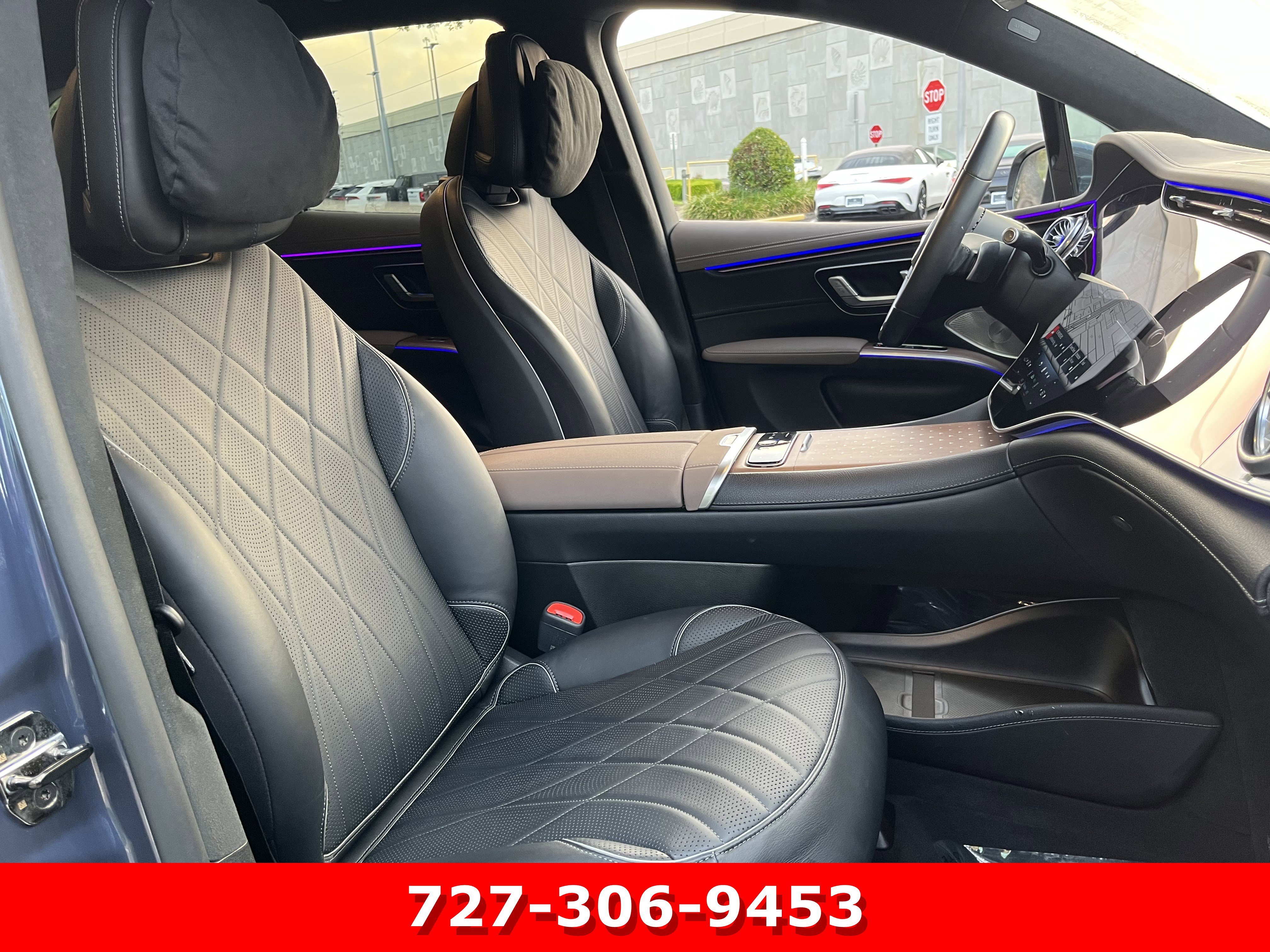Certified Used 2023 Twilight Blue Metallic Mercedes-Benz EQS 580 image 23