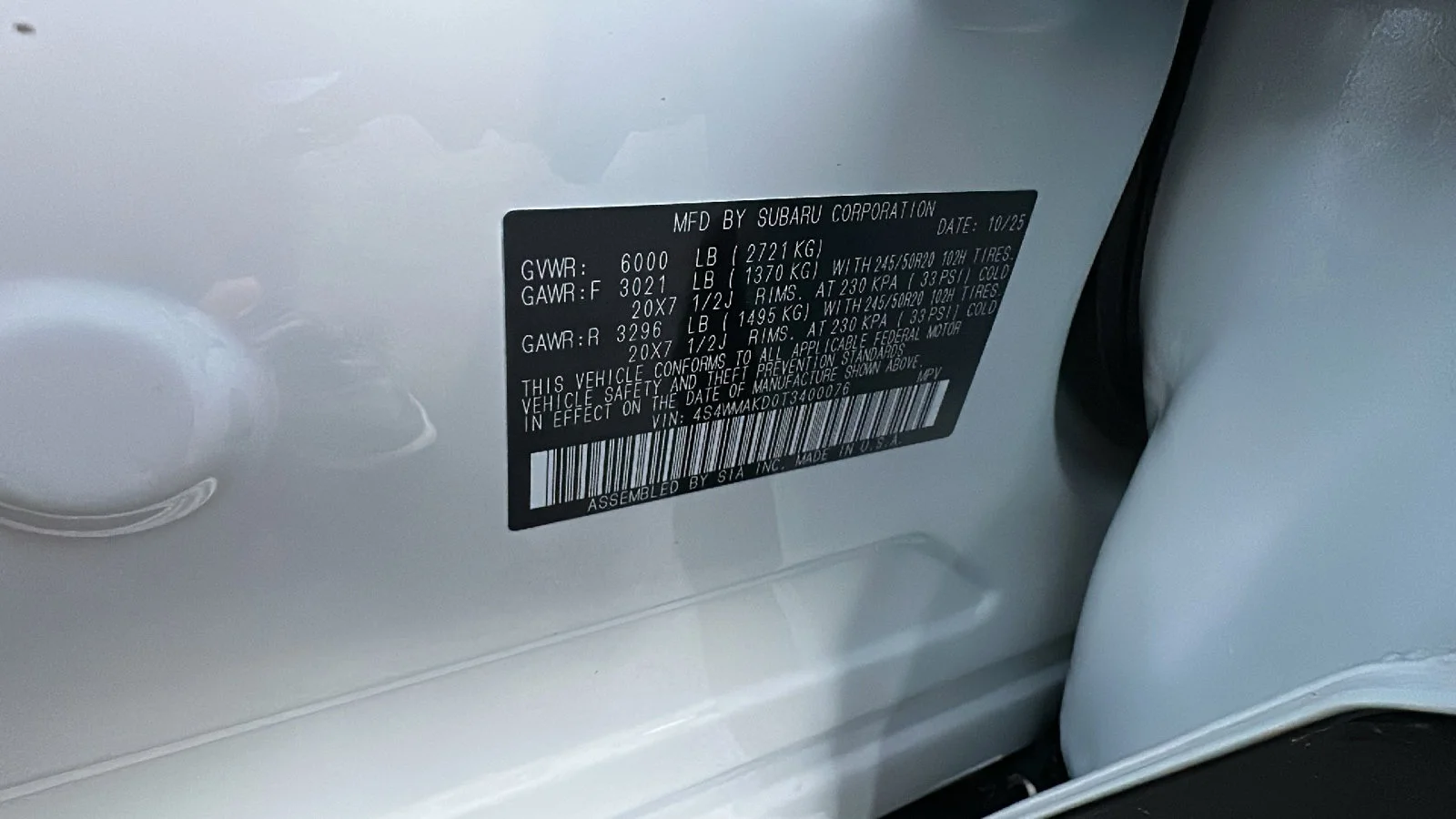 2026 Subaru Ascent Touring - Photo 30