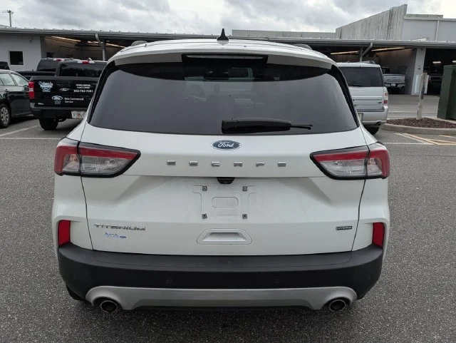 Certified Used 2020 White Ford Titanium image 4