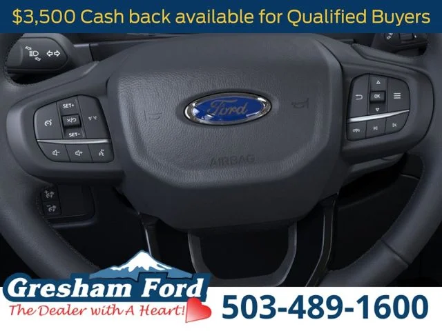 New 2025 Azure Gray Metallic Tri-coat Ford XLT image 13