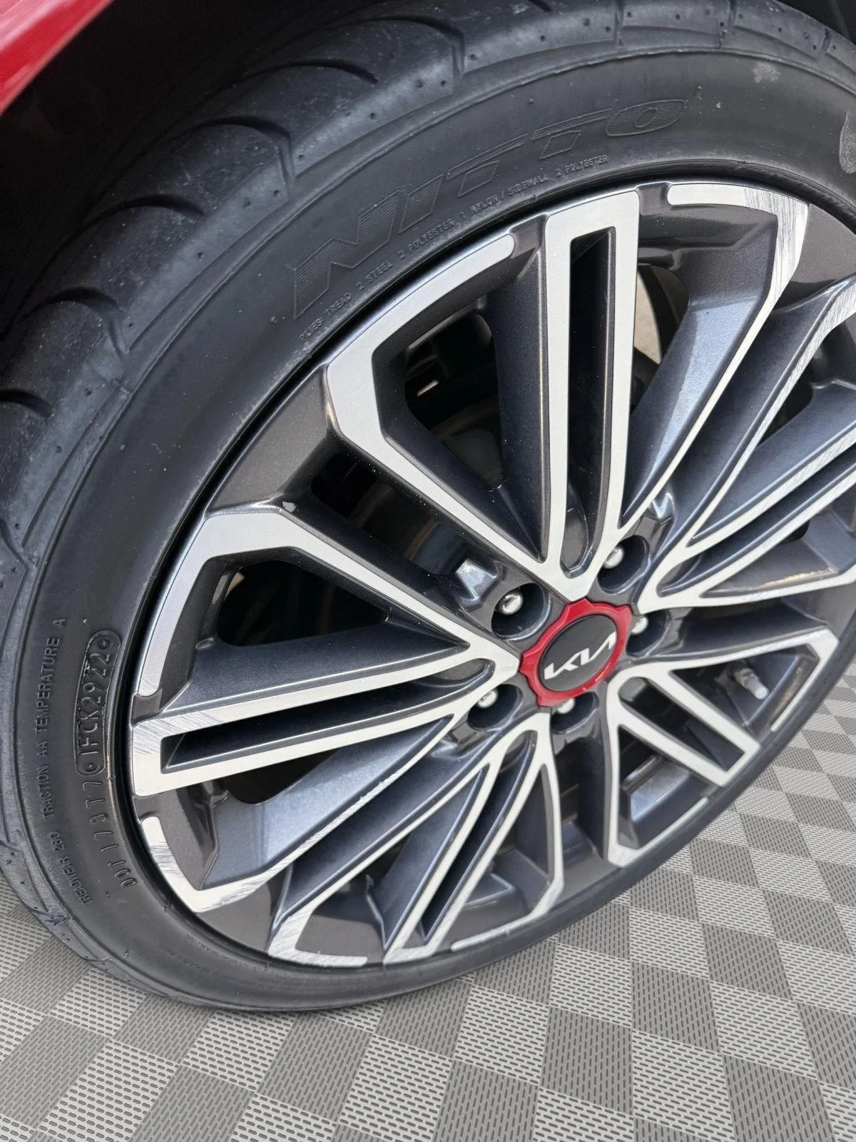Used 2023 Currant Red Kia GT image 6