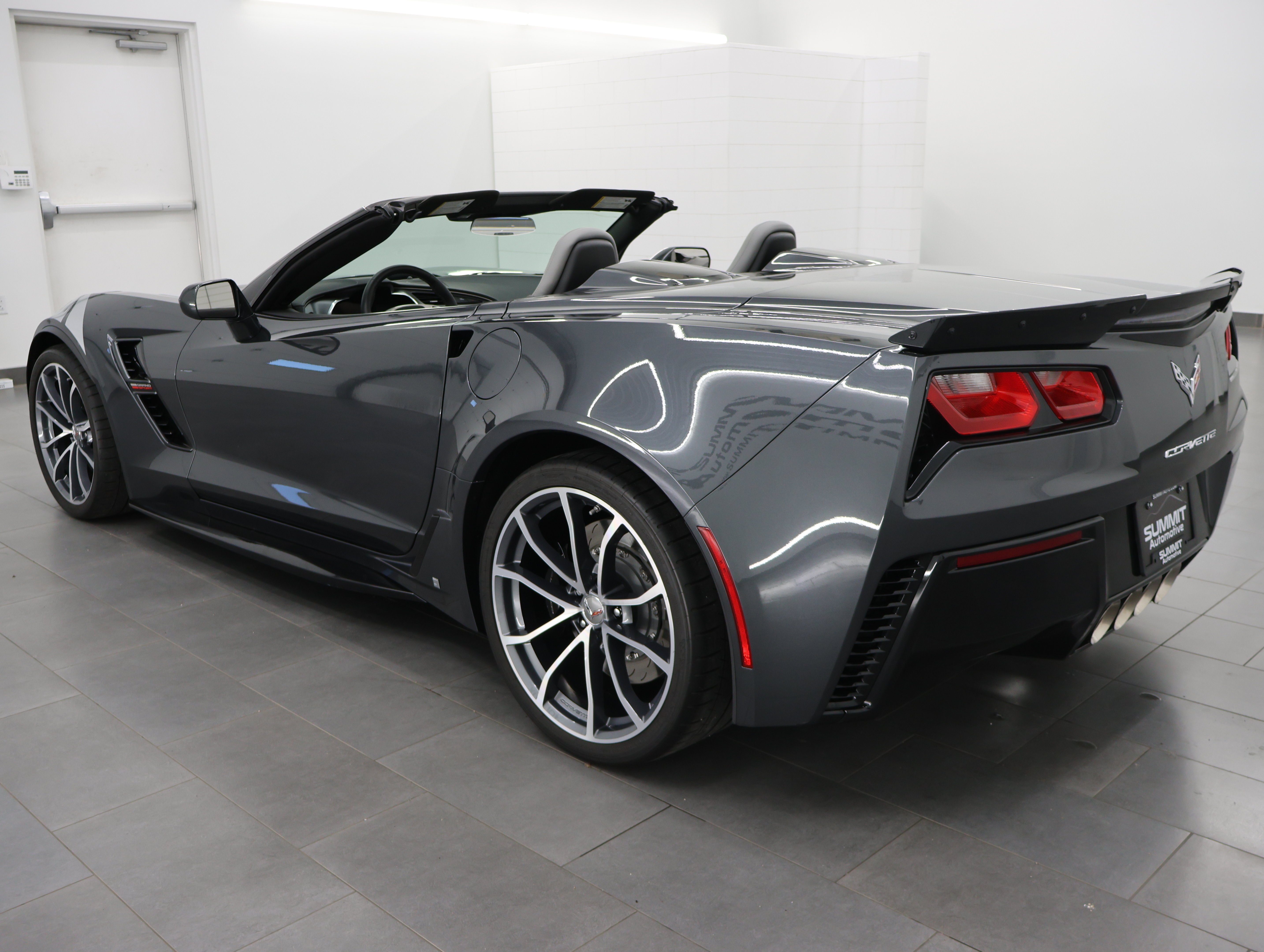 Used 2017 Watkins Glen Gray Metallic Chevrolet Grand Sport 1LT: GRAND SPORT-1LT-POWER TOP CONVERTIBLE-AUTO-MAGNETIC RIDE-BACKUP CAM image 49