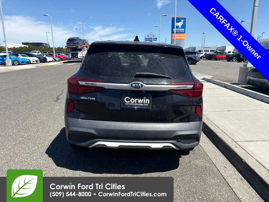 Used 2021 Cherry Black Kia LX image 10