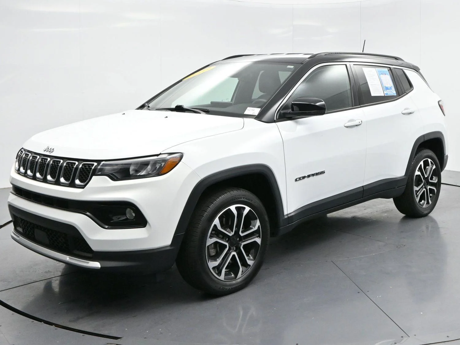 Used 2023 Bright White Clearcoat Jeep Limited image 3