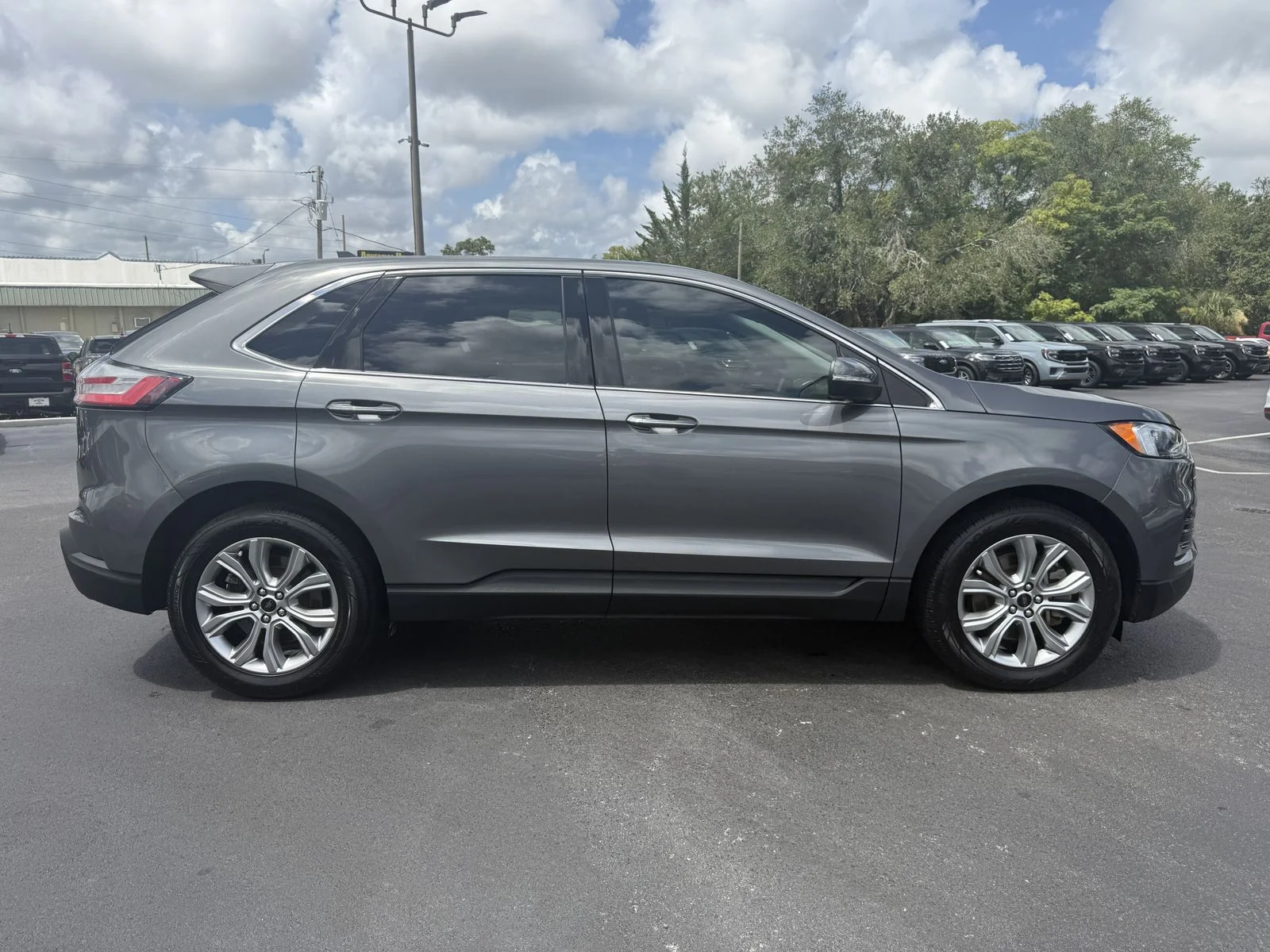 Used 2023 Gray Ford Titanium image 3