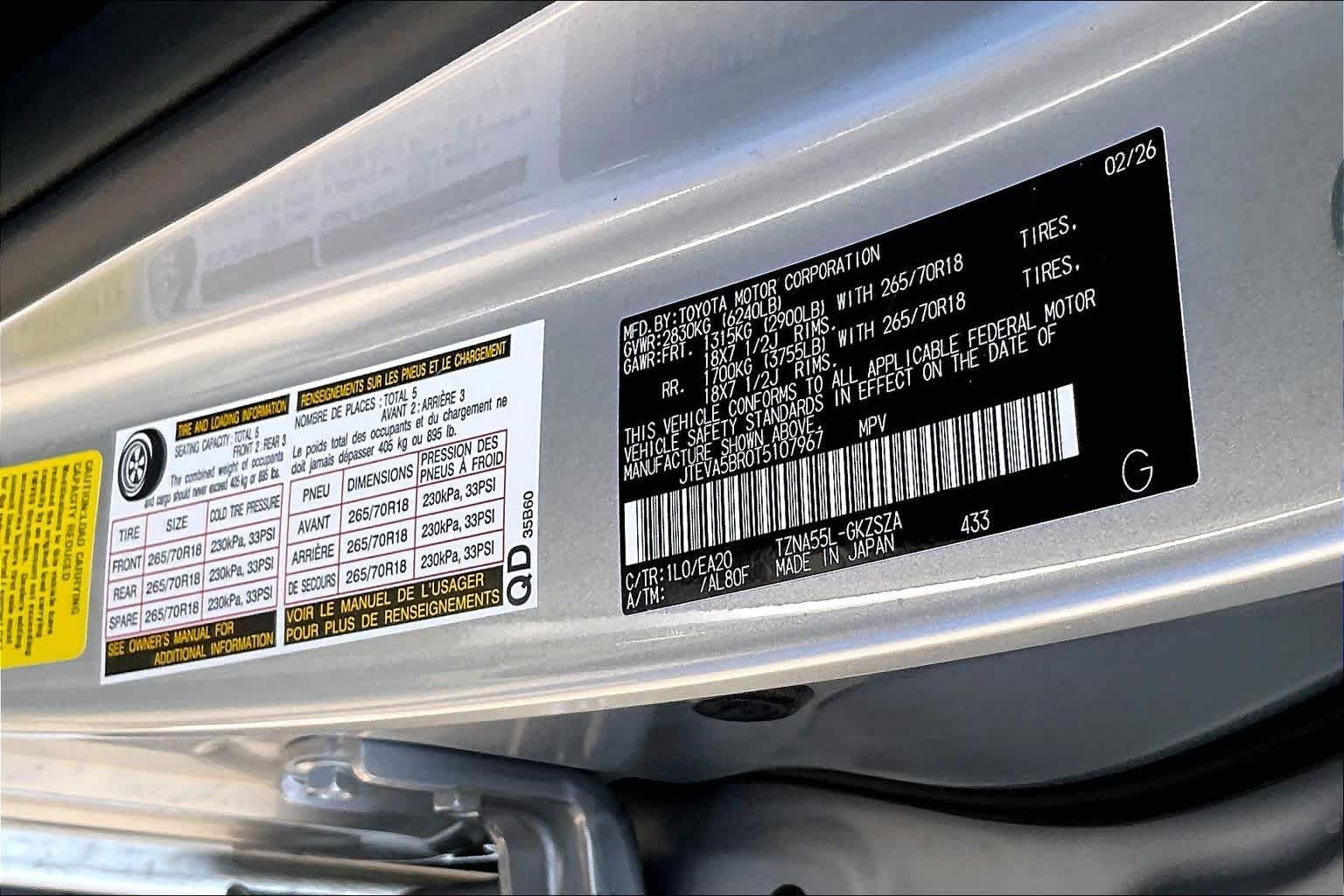 Used 2026 Cutting Edge Toyota TRD Off Road Premium image 34