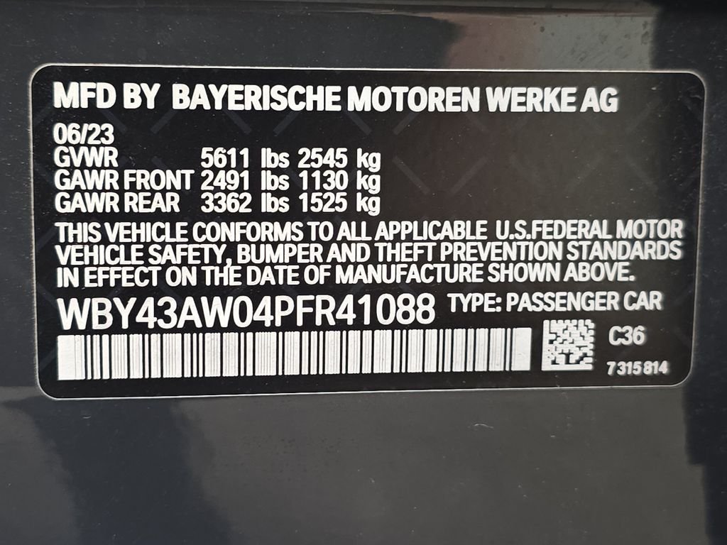 Certified Used 2023 Individual Dravit Gray Metallic BMW eDrive35 image 34