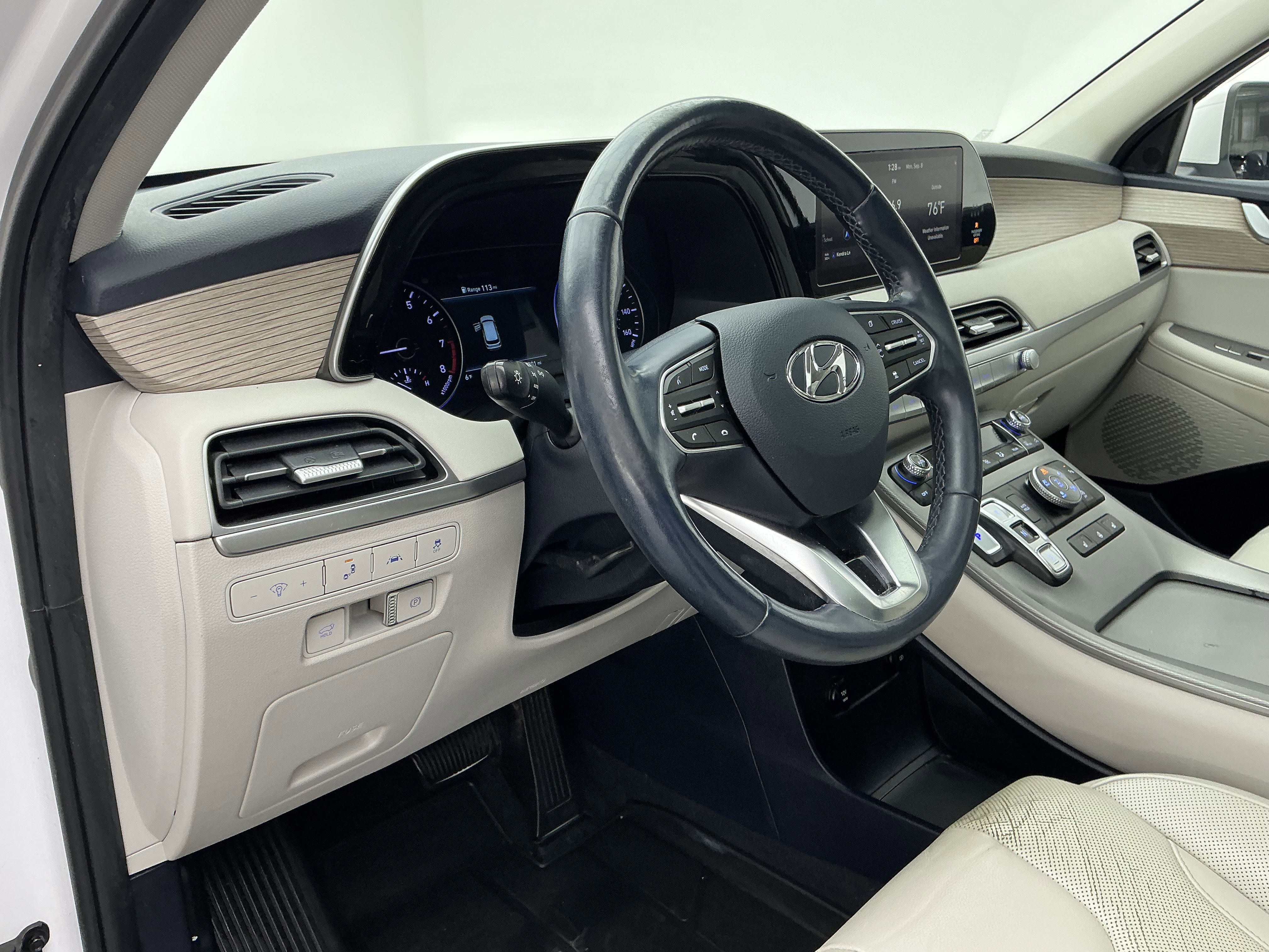 Used 2021 Hyper White Hyundai SEL image 12