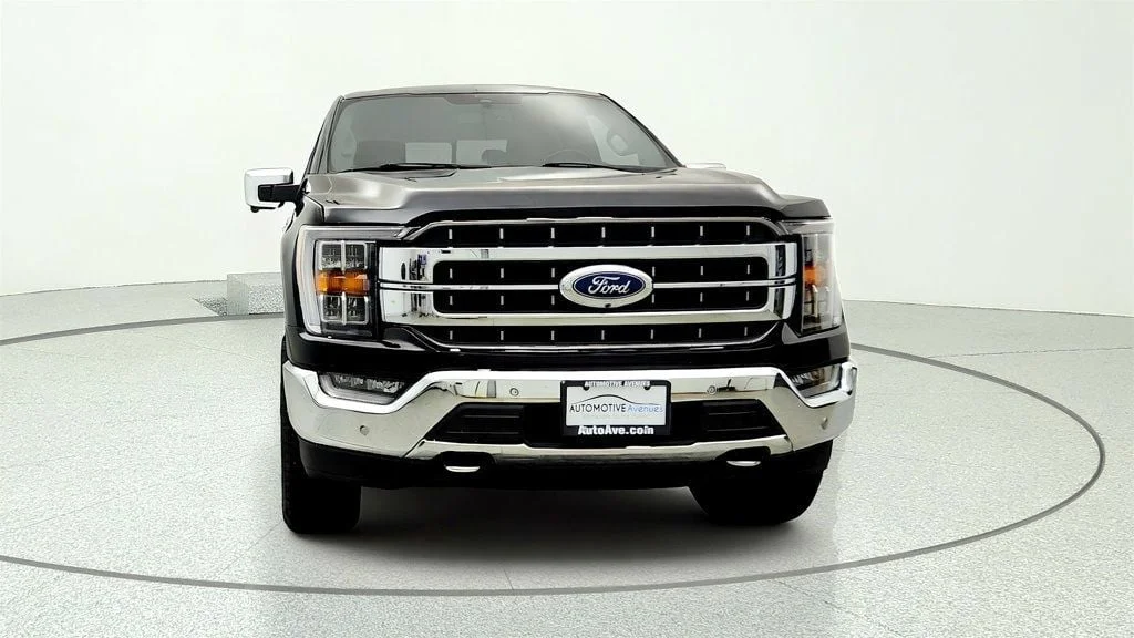Used 2022 Agate Black Metallic Ford LARIAT 4WD SuperCrew 5.5