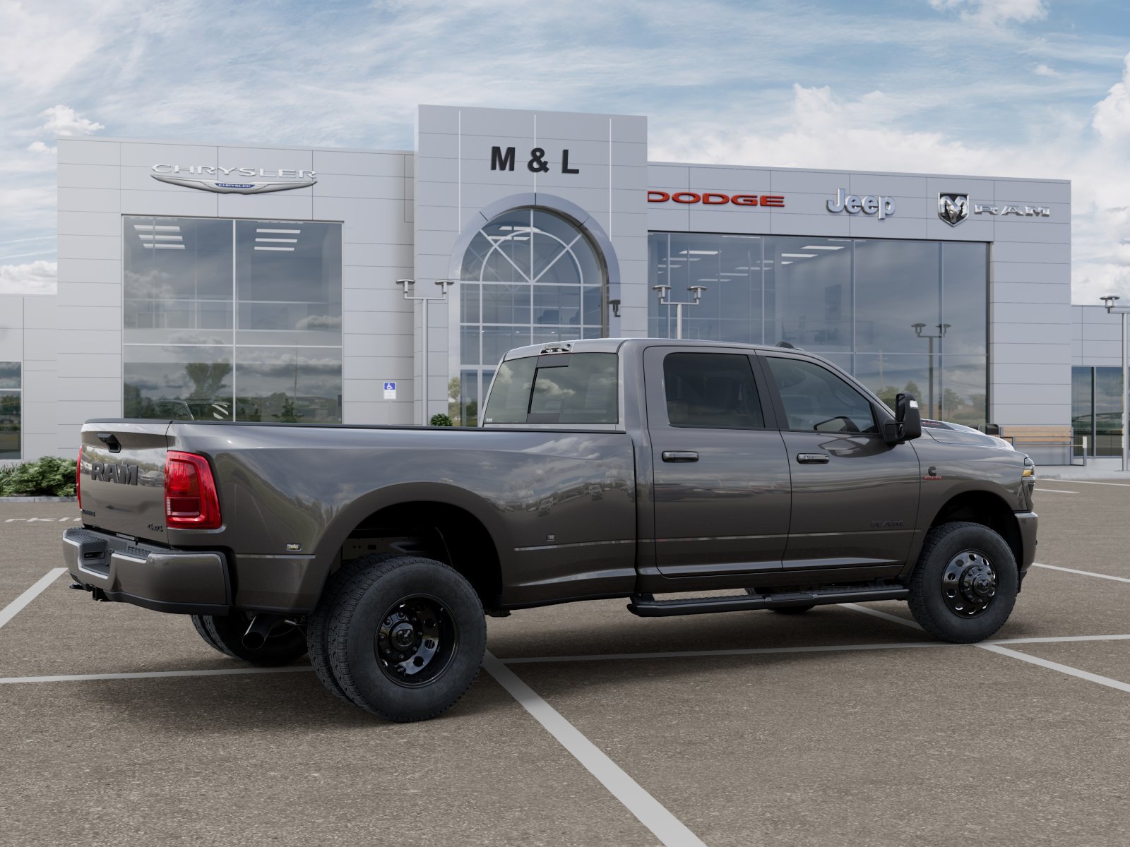 New 2026 Granite Crystal Metallic Clear-Coat Exterior Paint RAM Laramie image 31