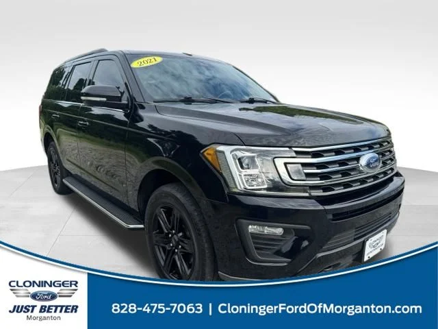 Used 2021 Black Ford XLT image 1