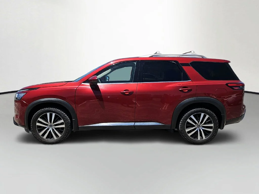Certified Used 2023 Red Nissan Platinum image 4