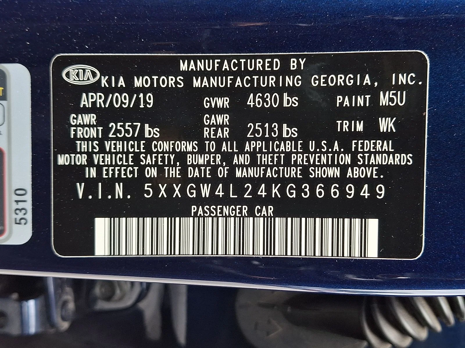 Used 2019 Blue Kia SX image 28
