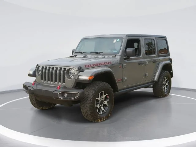 Used 2020 Gray Jeep Unlimited Rubicon image 1
