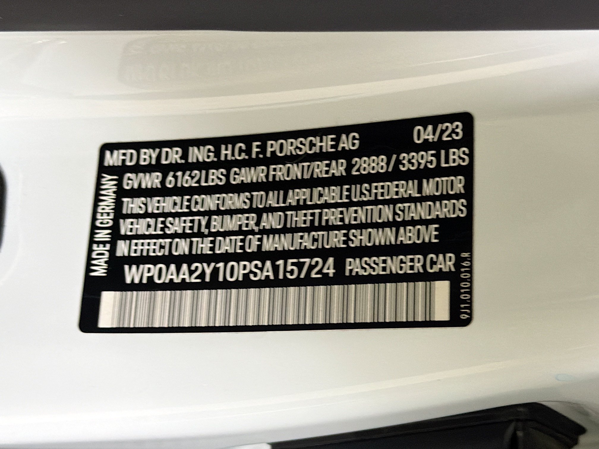 Certified Used 2023 Carrara White Metallic Porsche  image 41