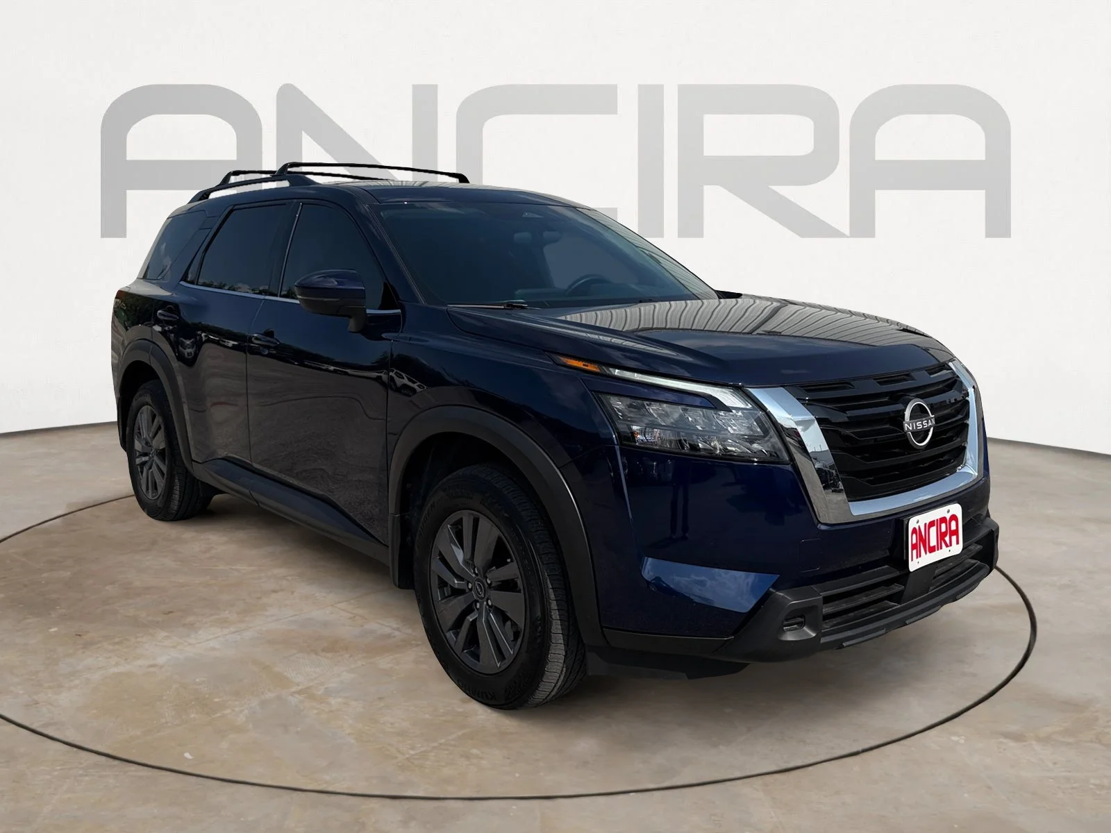 Certified Used 2025 Deep Ocean Blue Pearl Nissan SV image 3
