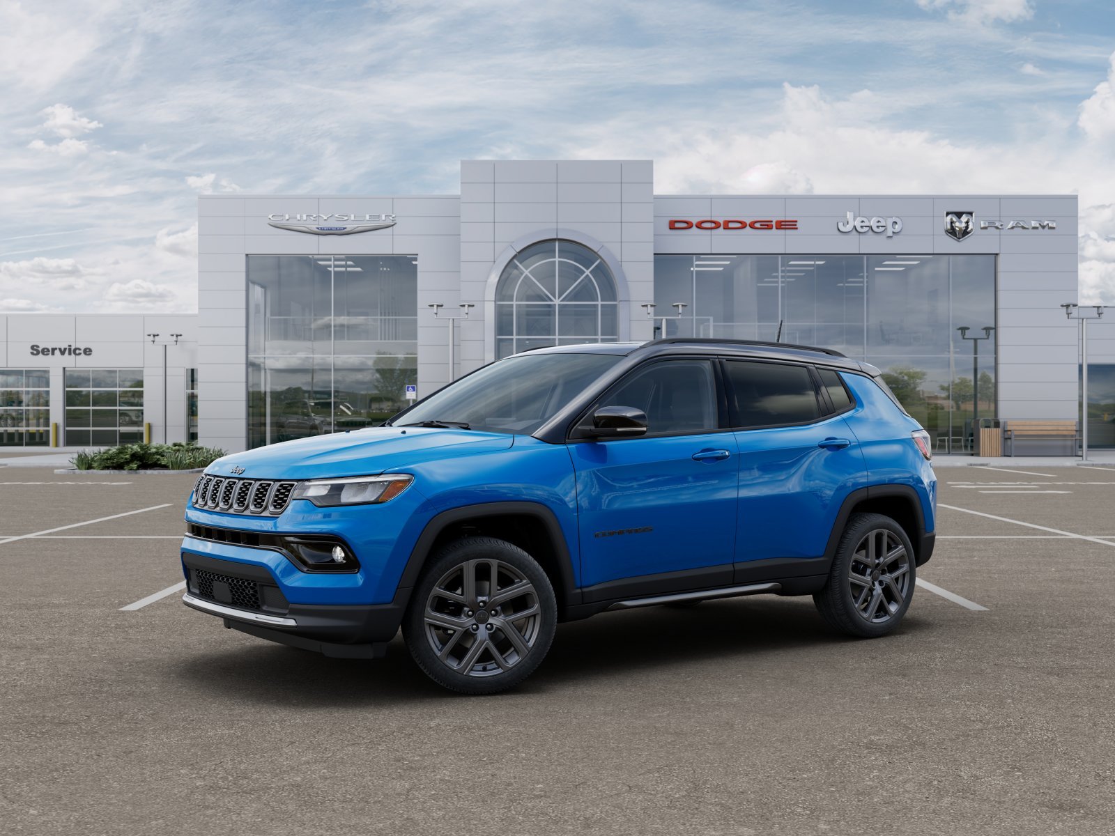 New 2025 Hydro Blue Pearl-Coat Exterior Paint Jeep Limited image 31